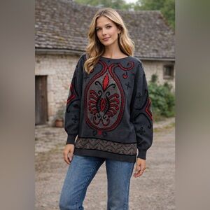 Vintage Mondi Made in Germany Wool Blend Oversized Sweater 34 - XS/S